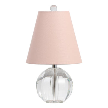 Goddard 16" Crystal Ball/Metal LED Table Lamp - JONATHAN Y
